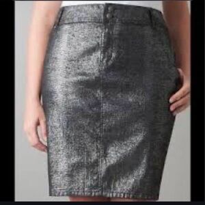 Vintage Metallic Lane Bryant Skirt